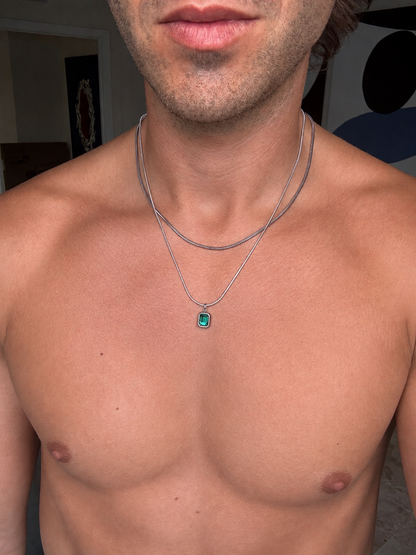 Collar Sage Plata