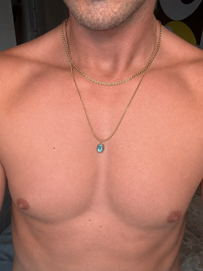 Collar Azure Oro
