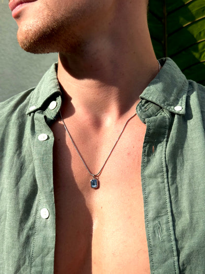 Collar Azure Plata