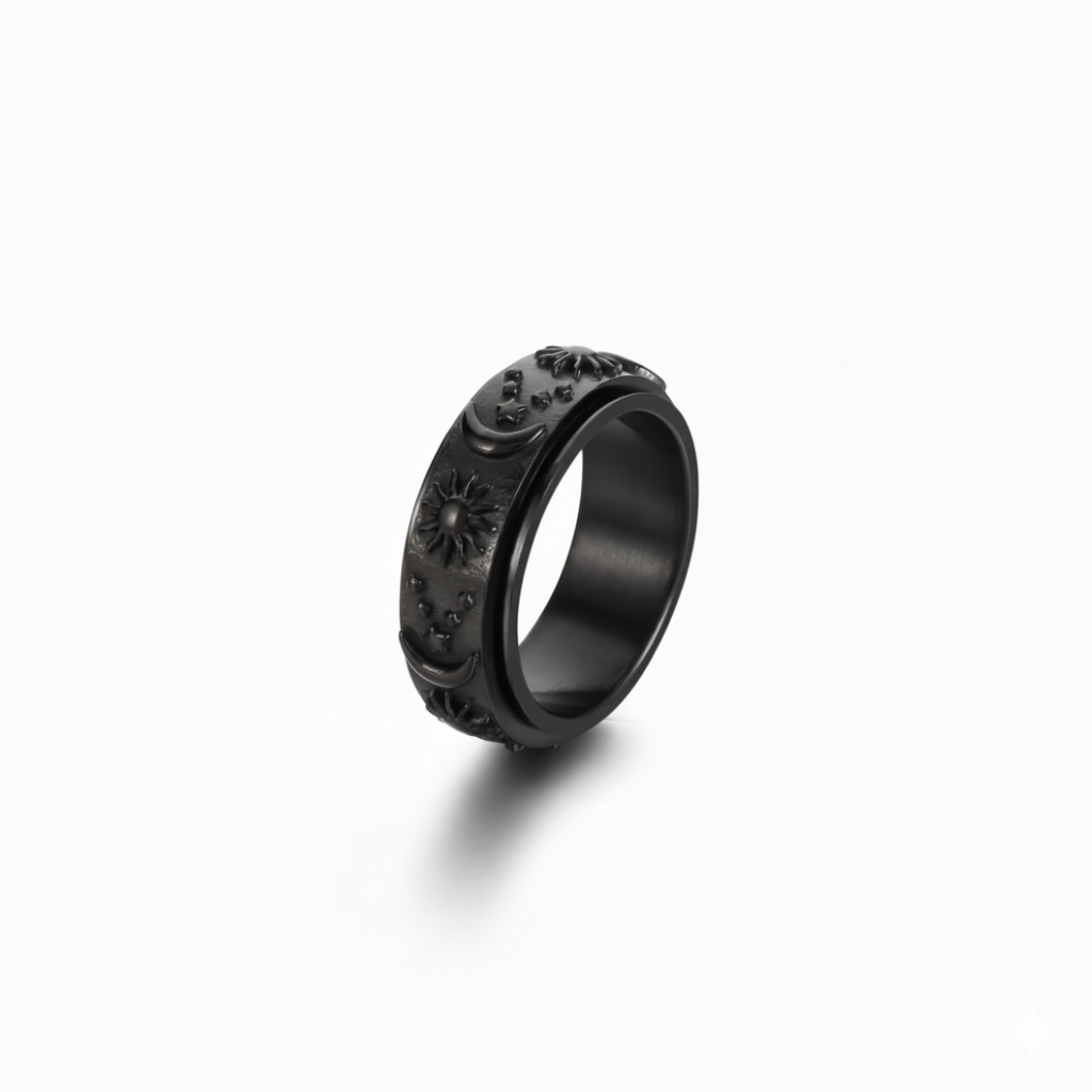 Anillo solei negro
