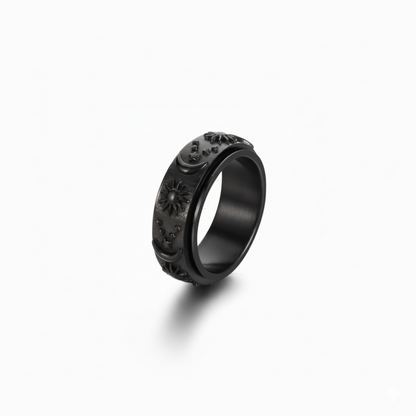Anillo solei negro
