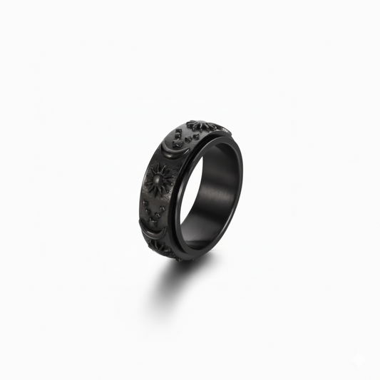Anillo solei negro