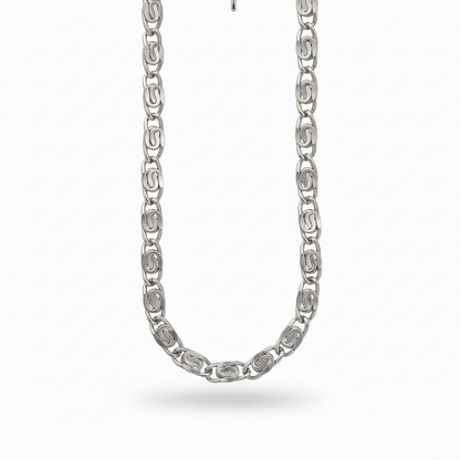 Cadena paje plateada