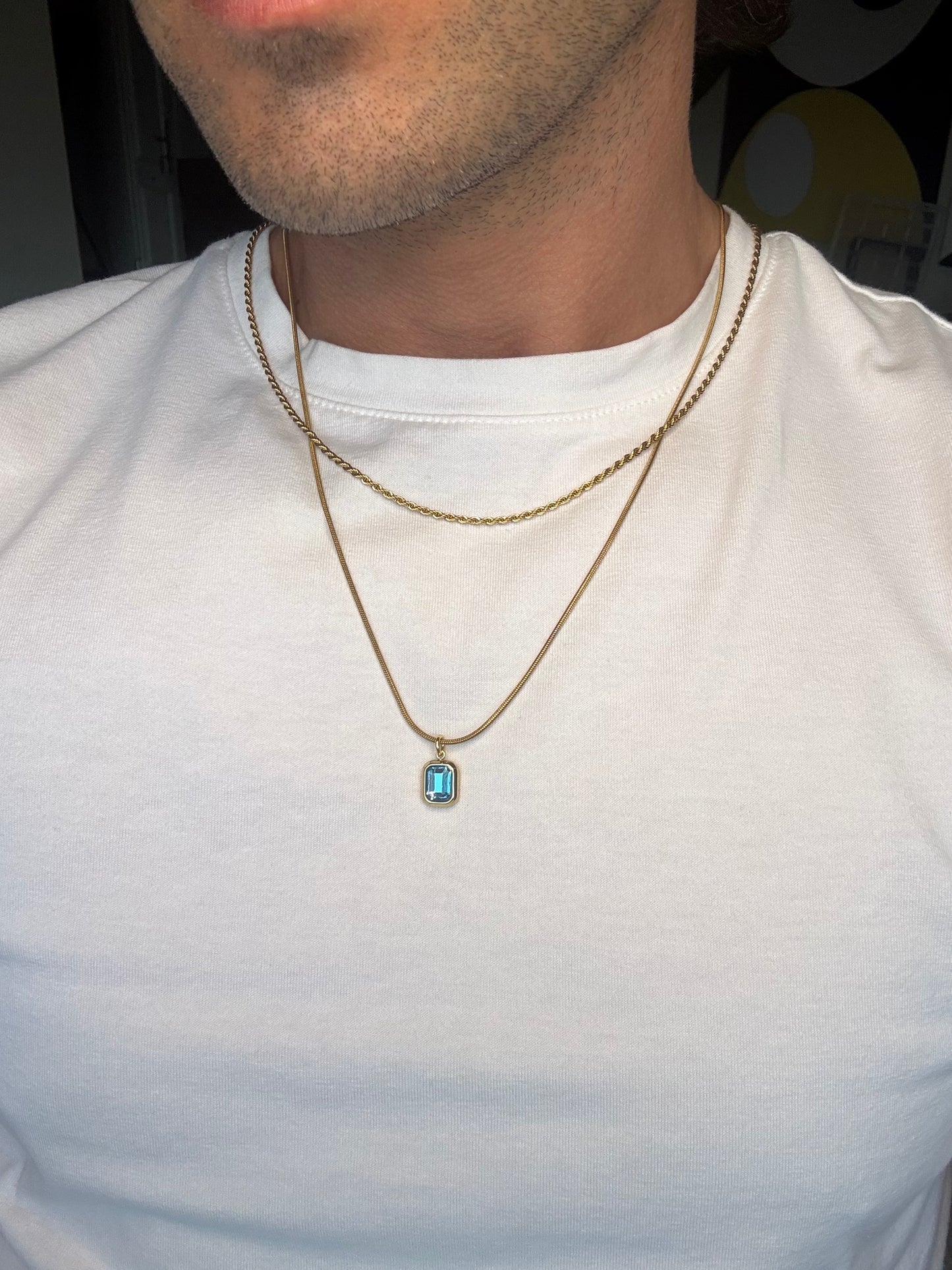 Collar Azure Oro